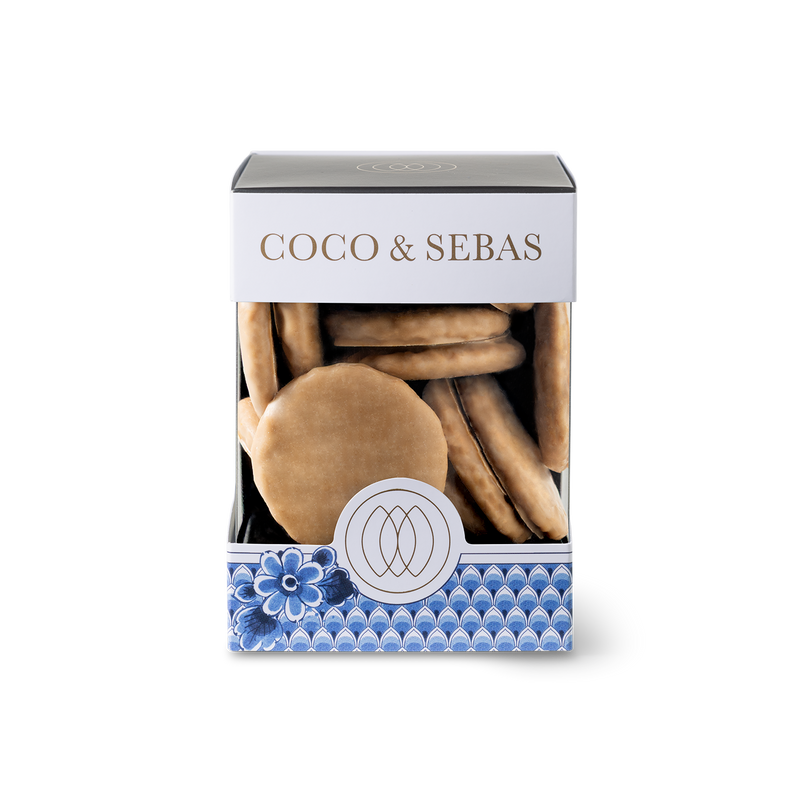 Dutch Stroopwafels karamel 200 gram Delfts Blauw