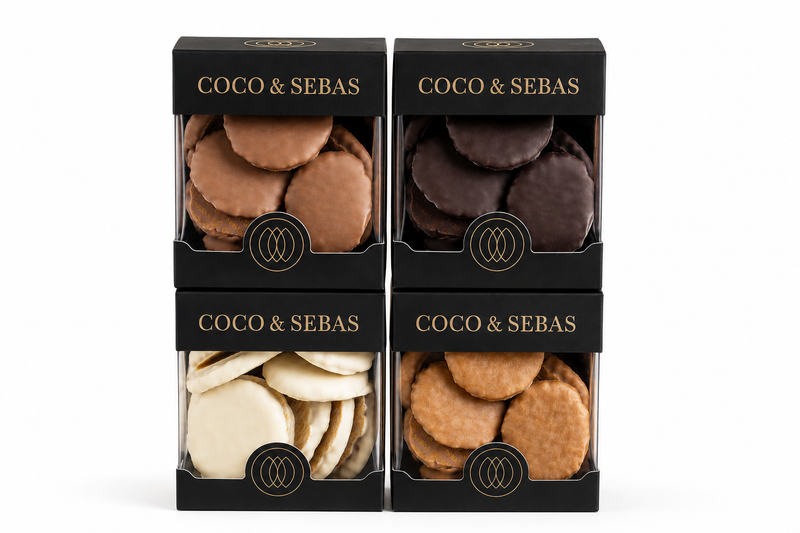 Mix assortiment stroopwafeltjes 4 x 3 doosjes