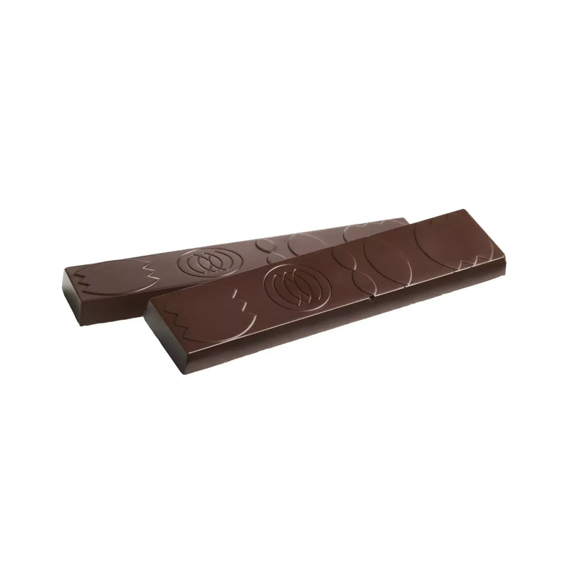 twee repen pure chocolade