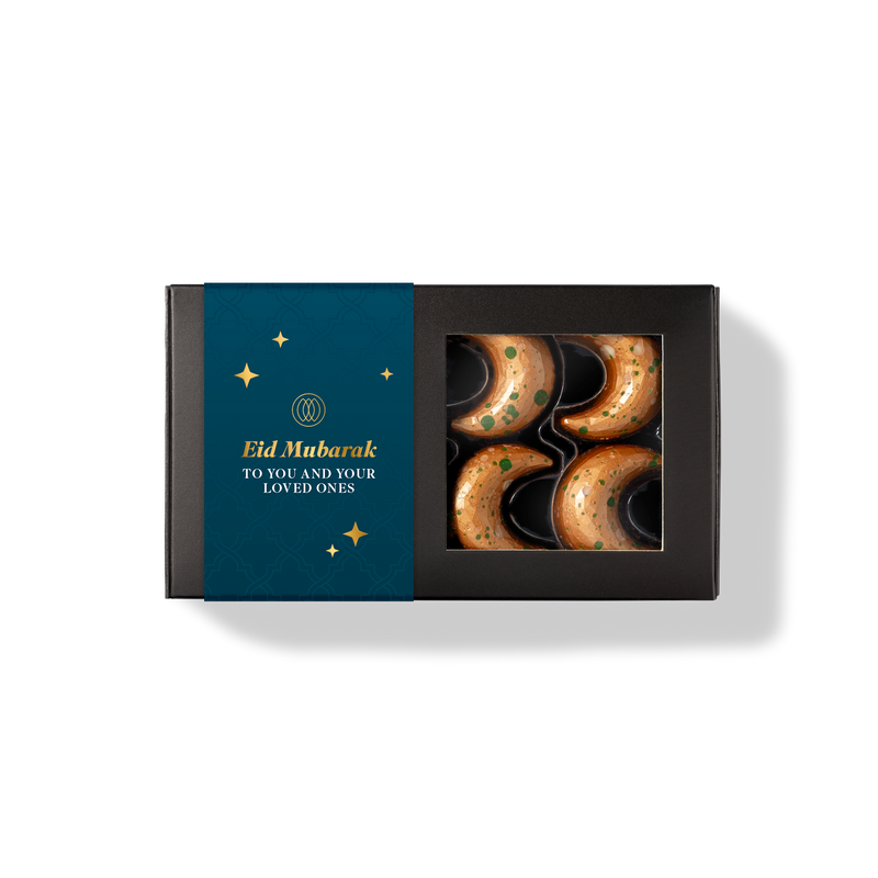 Maantjes bonbons 8 stuks met Eid Mubarak sleeve