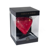 groot hart van melkchocolade