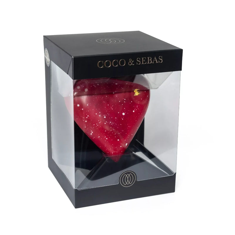 groot hart van melkchocolade