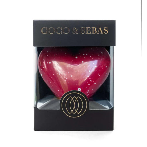 Big Love - rood melkchocolade hart Coco & Sebas chocolade cadeau