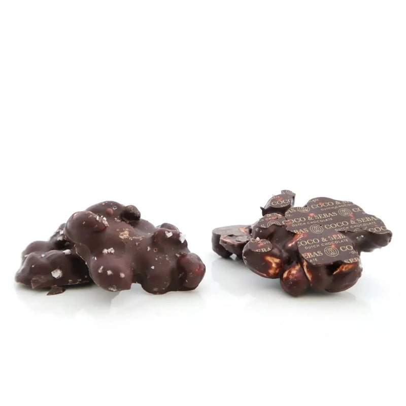 pindarotsjes met pure chocolade