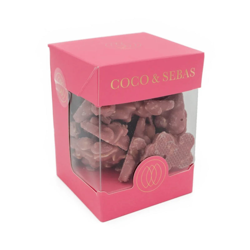 pindarotsjes met ruby chocolade