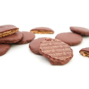 Stroopwafeltjes met melkchocolade