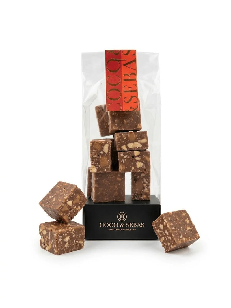 Pinda Karamel Cubes Melkchocolade