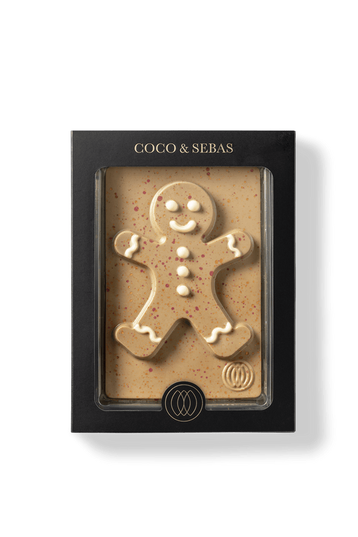 Plak Karamel Chocolade Gingerbread Man | Coco & Sebas