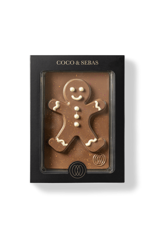 Plak Melk Chocolade Gingerbread Man | Coco & Sebas