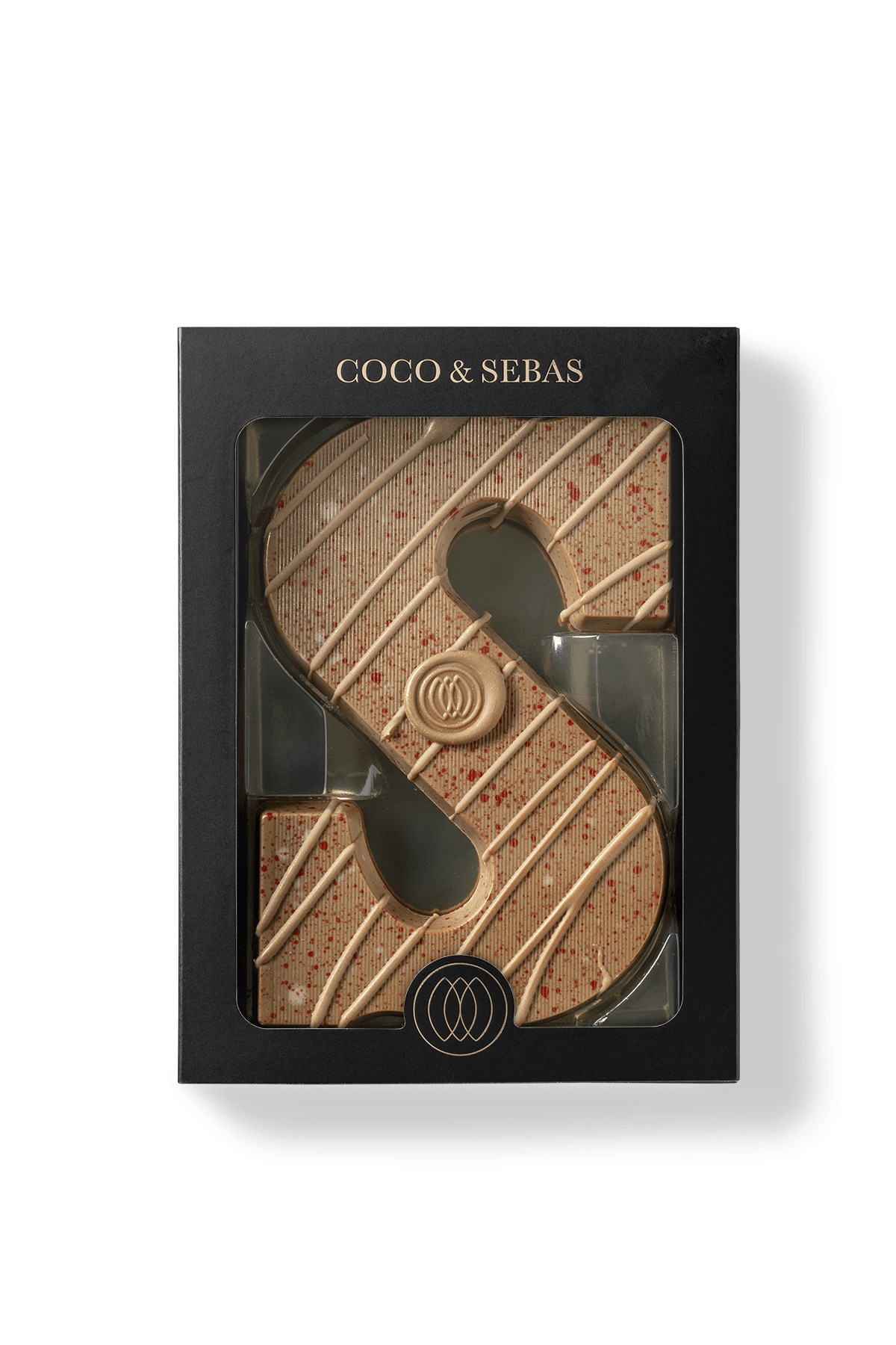 Sinterklaas chocoladeletter gold karamel - Coco & Sebas — Coco & Sebas ...